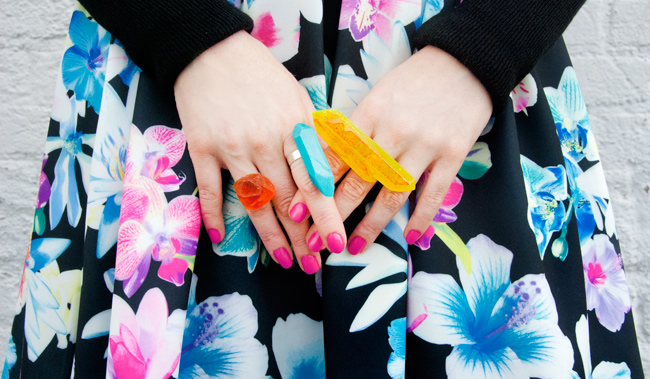 Serena Kuhl, Quiz Clothing, flower print