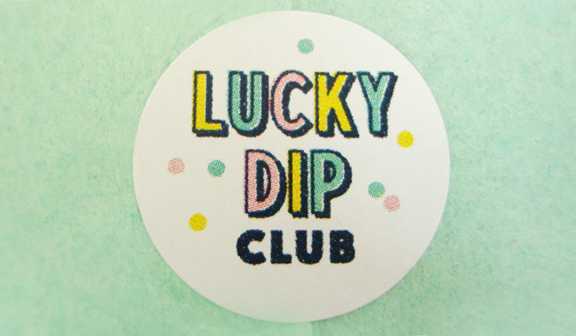 Lucky Dip Club Valley of the Unicorns monthly subscription box I Love Crafty crafty handmade UK stationary personalised Lucky Dip Box, subscription box, handmade