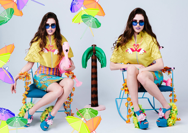 Ciara Monohan, fruit shoes, tropical fashion