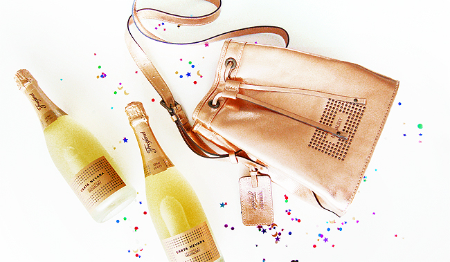 Freixenet x Michael Michalsky, metallic bag, giveaway
