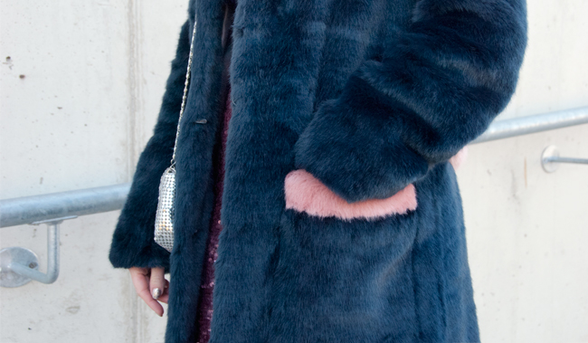 Sara is in Love with… blogger fashion style winter coat luxury faux fur Shrimps Claude Selfridges Silhouette eyewear sequin skirt Ego Official embroidered boots Swaroski Jean Paul Gaultier jewellery Shrimps Coat, blogger style, winter coat