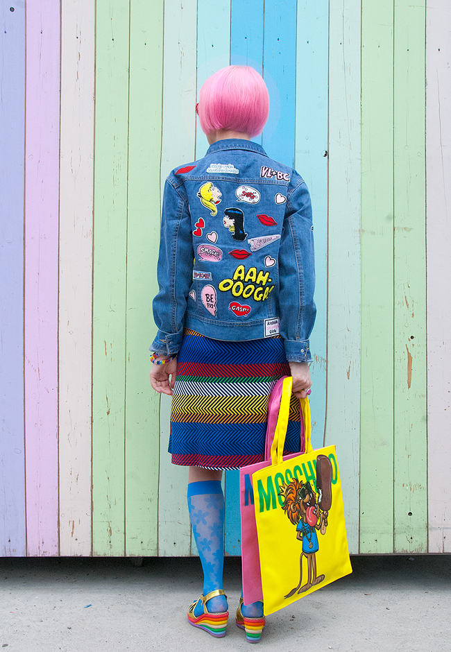 Betty and Veronica, patches, denim jacket