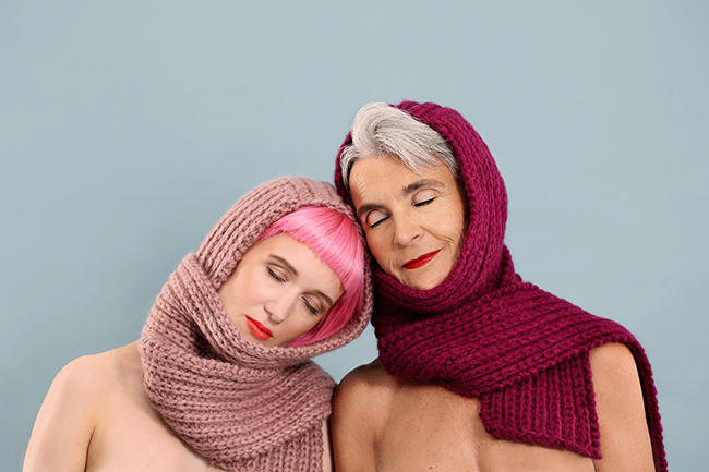 Sara is in Love with… blogger Yaya knit wear Beatriz Wuersch Schaufensterclub handmade clothing Zurich winter Yaya, knit wear, handmade